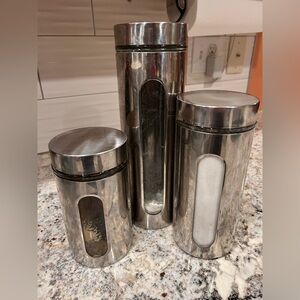Stainless Steel Canister Set